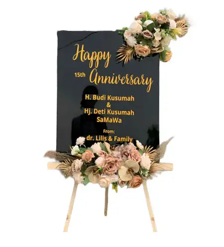 Papan Bunga Akrilik Batu Agung