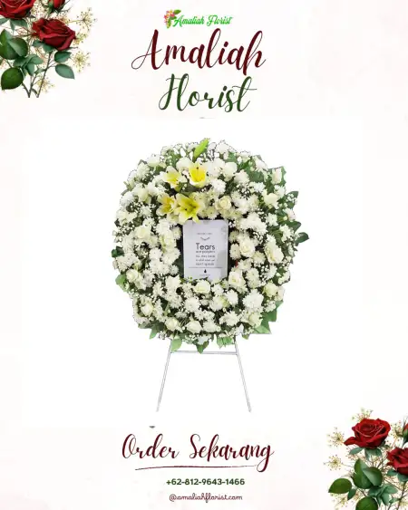 Krans Bunga Duka Batu Agung